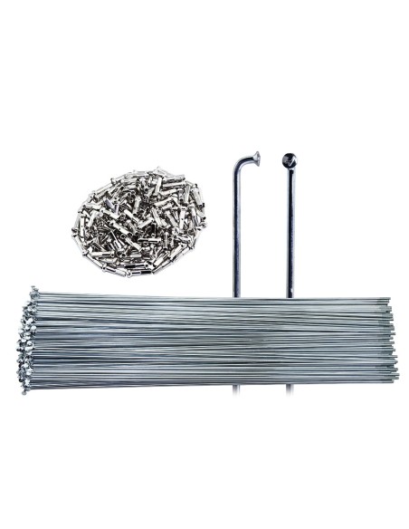 Spokes UCP 14g 304mm Nipples/16mm Pack of 144.